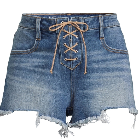 No boundaries Denim Mid Rise shorts Size 21 - Picture 3 of 12